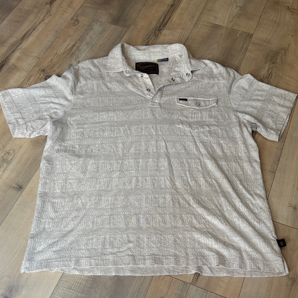 Howler Brothers Pearl Snap Polo - Large